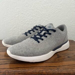 Peter Millar Glide Performance Wool Sneaker Grey MF22EF05 Men's Size 10